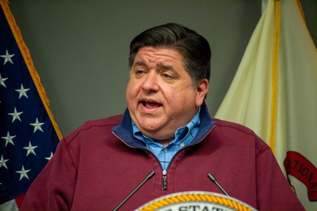 Pritzker declares disaster for snow event; will forge ahead with in-person budget address