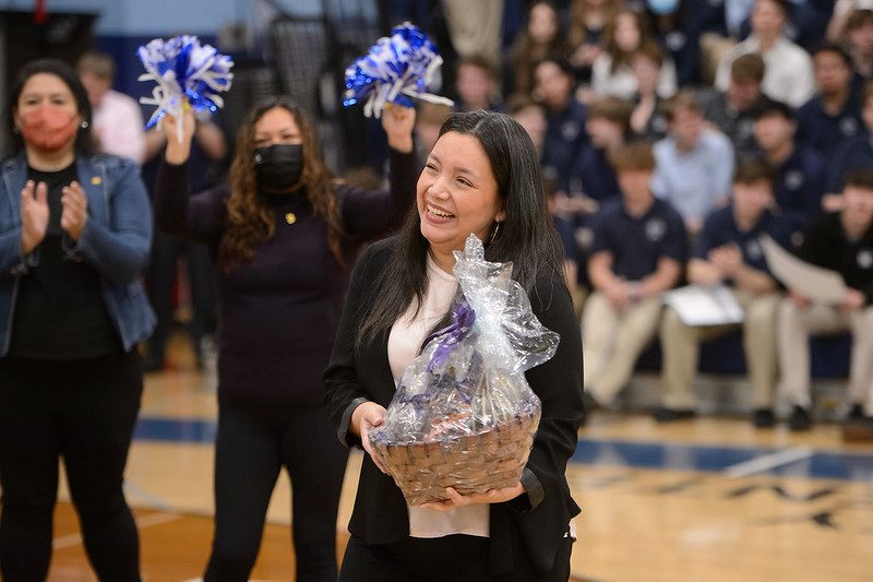 Nazareth Academy English teacher Amelia Garcia is one of 10 Golden Apple excellence in teaching winners this year. (Golden Apple photo)