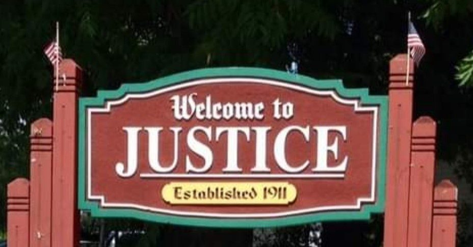 justice sign