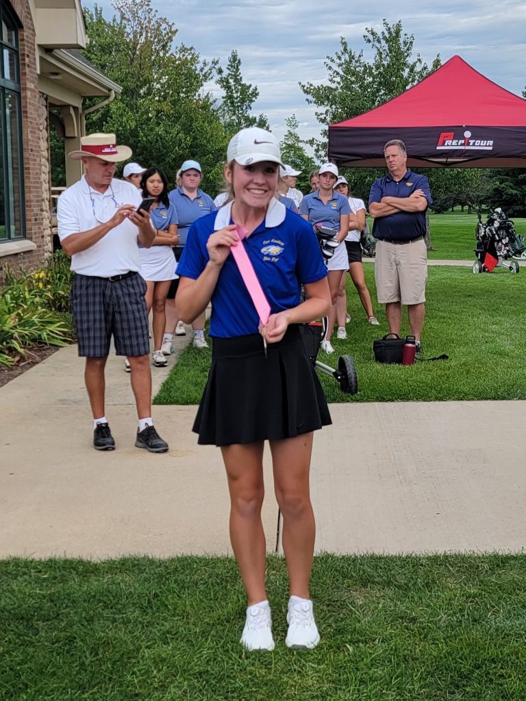 Sandburg's Jillian Cosler finished second in a prestigious tournament in Decatur on Friday. Photo courtesy of Sandburg High School.