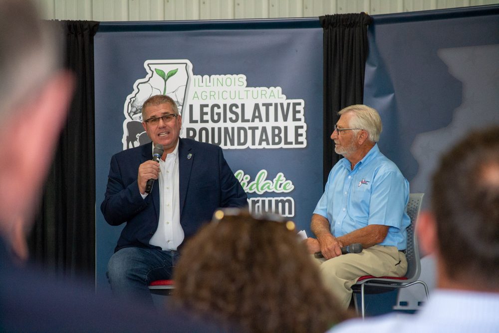 Bailey, Pritzker face off in agriculture forum with accusations of lies