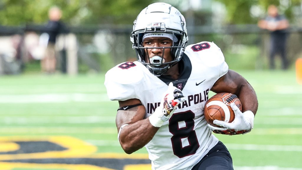 St. Laurence graduate Toriano Clinton rewrote many of the record books during his career at the University of Indianapolis. Photo courtesy of University of Indianapolis

