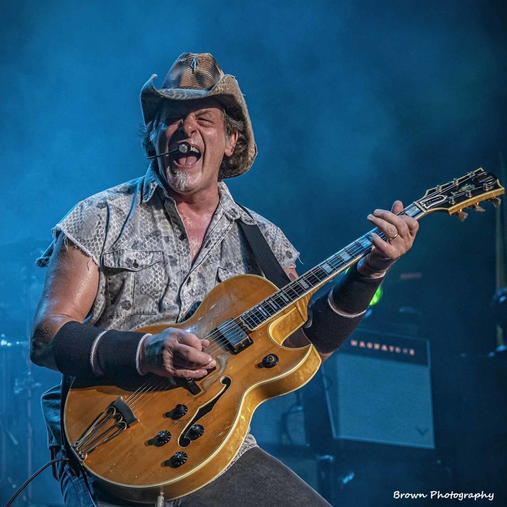 Ted Nugent performs during his 2019 tour. (Photo courtesy of tednugent.com)