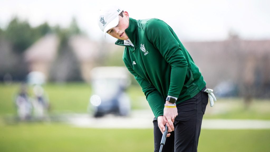 Brother Rice alum Quinn Clifford set the Illinois Wesleyan record-low score with a 63 during his sophomore campaign in 2022-2023. Photo courtesy of Illinois Wesleyan University Athletics