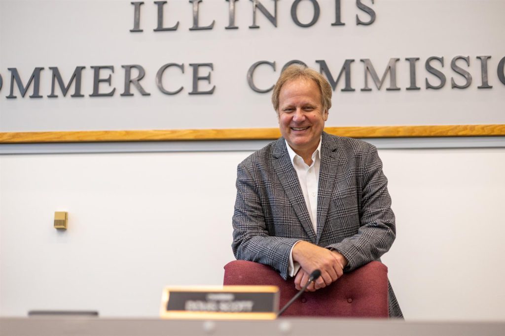 Doug Scott, an architect of Illinois’ climate policy, takes gavel of state's utility regulatory commission