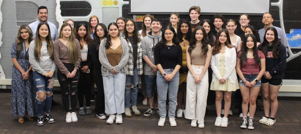 Nearly 40 students from Shepard High School earned the Seal of Biliteracy, which recognizes graduates who have attained a high level of proficiency in English and in one or more other foreign, or world, languages, from the State of Illinois. (Supplied photo) 