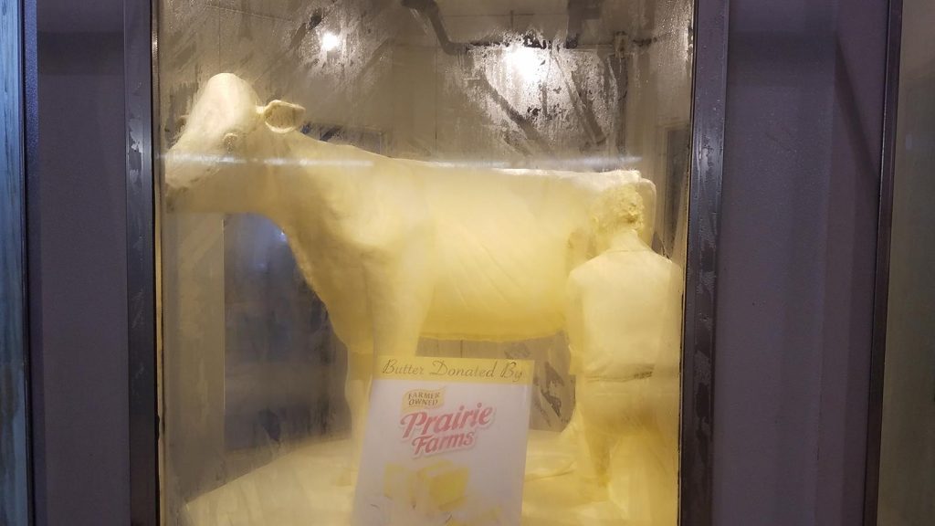 Officials unveil 2023 State Fair butter cow