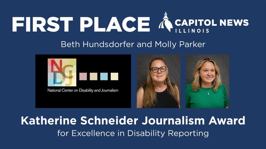 Capitol News Illinois, partners win national award for excellence in disability reporting