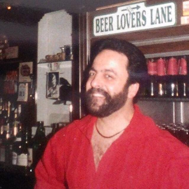 Mr. Orlando, years ago, at one of his bars. --Supplied photo