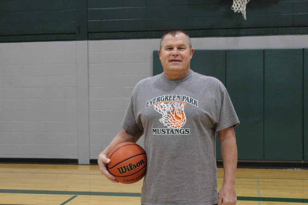 Bruce Scaduto is retiring as Evergreen Park's girls basketball coach after a long career at the school. Photo courtesy of Evergreen Park High School