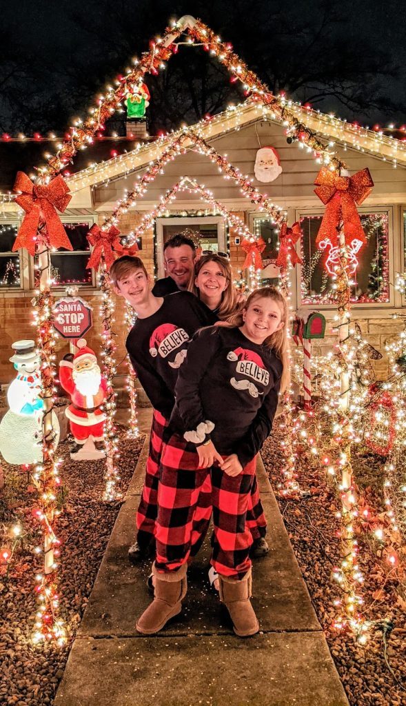 The Valenti family, made up of John, Danielle and their two children, Jax (17) and Gianna (14), have made their home at 6108 Washington St. Chicago Ridge a drop-off site for a Christmas Toy Drive through St. Vincent de Paul Chicago. (Supplied photos)