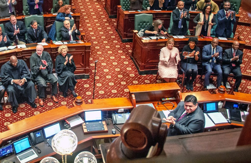 Pritzker to mull tightening fiscal landscape in budget address this week