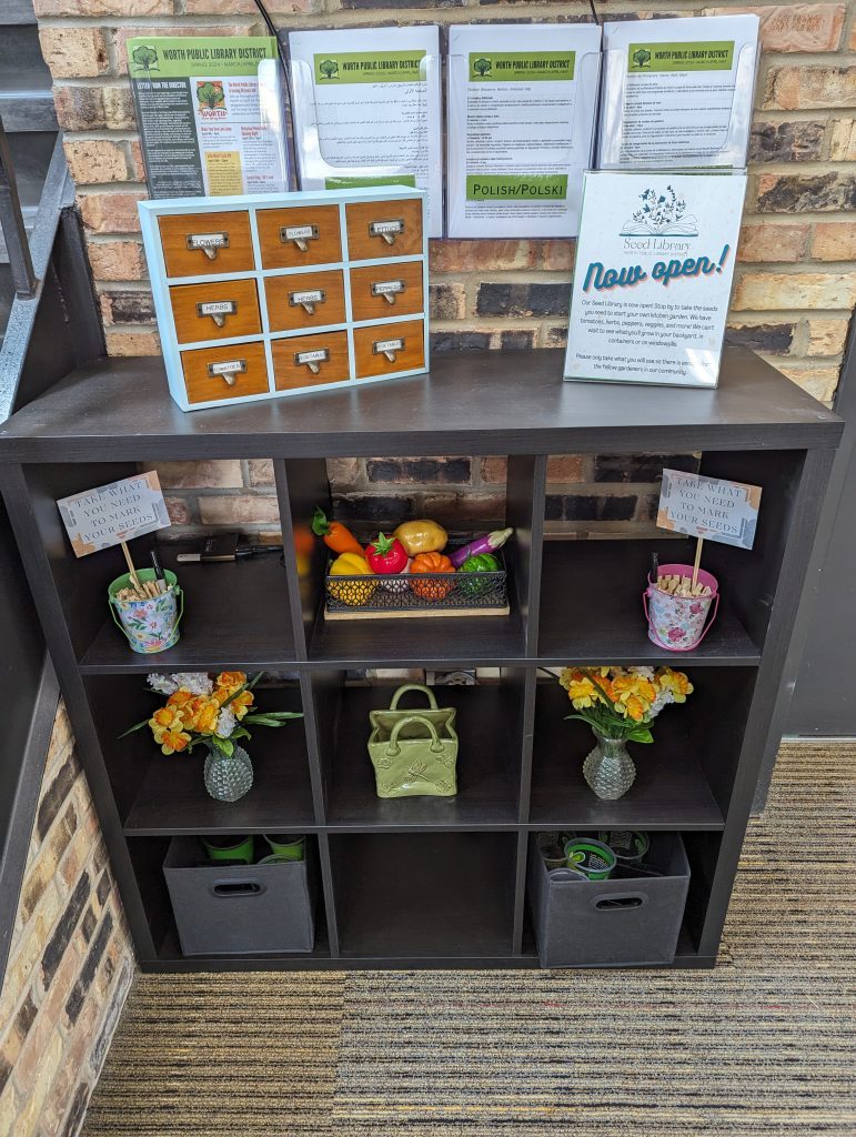 The Worth Public Library, 6917 W. 111th St., has a free Seed Library available to patrons. (Supplied photo)