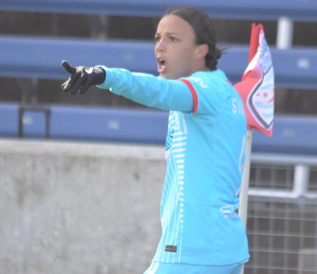 Chicago Red Stars standout Mallory Swanson and goalie Alyssa Naher will play for the U.S. women's team against Japan in the SheBelieves Cup. Photo by Jeff Vorva