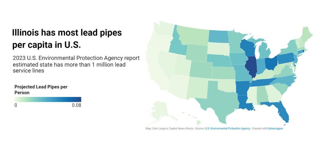 As state continues to inventory lead pipes, full replacement deadlines are decades away