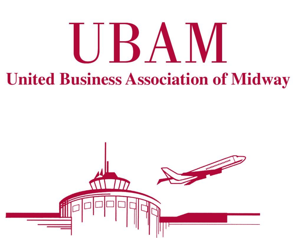 The logosof the United Business Association of Midway. --Supplied image