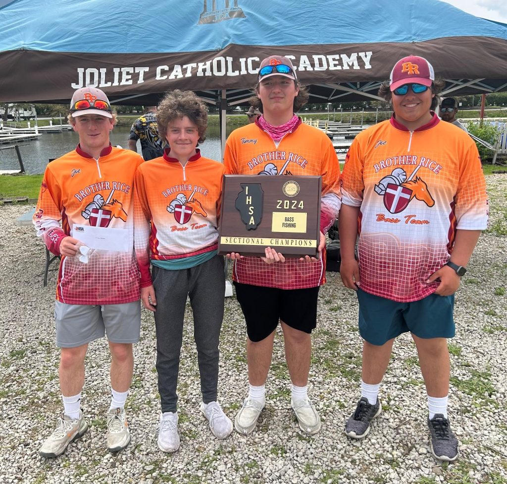 Brother Rice will have a pair of two-man teams compete in the state bass fishing tournament. Photo courtesy of Brother Rice