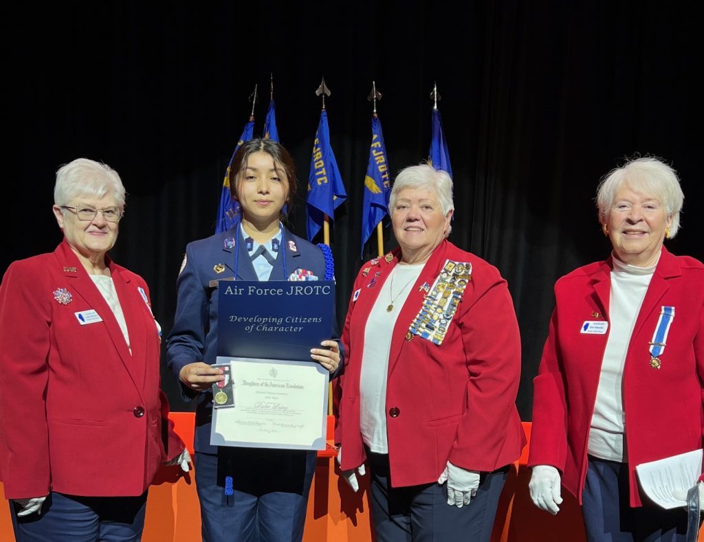 Linda Michaels (from left), Cadet Dulce Lopez, Gale Shafer, and Kate Schneider. (Supplied photos)