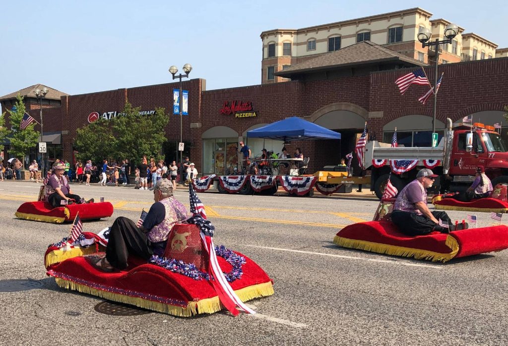 Shriners entertain the crowd at last year's Oak Lawn Independence Day Parade. (File photo)
