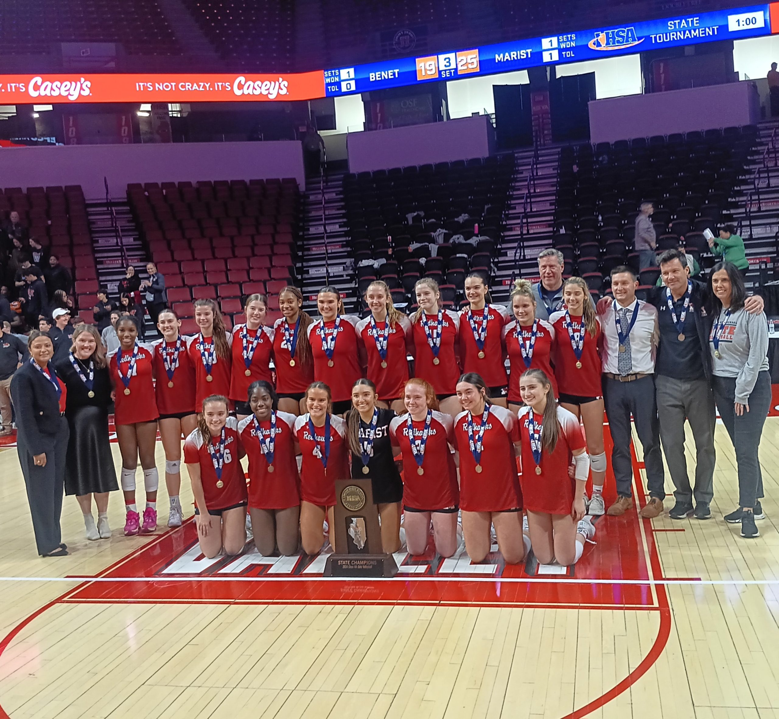 Bella Bullington powers Marist to Class 4A girls volleyball title ...