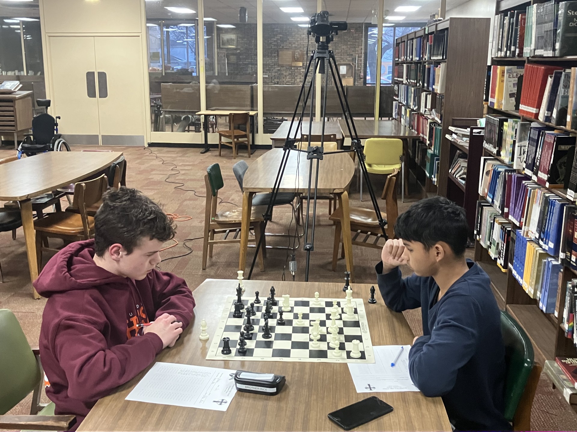 Crusader chess goes live and picks up a win