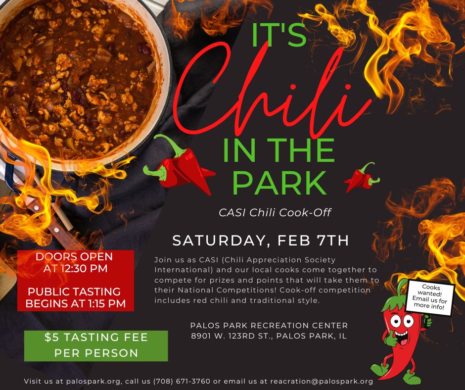 Palos Park turns up the heat with Chili Cook-Off