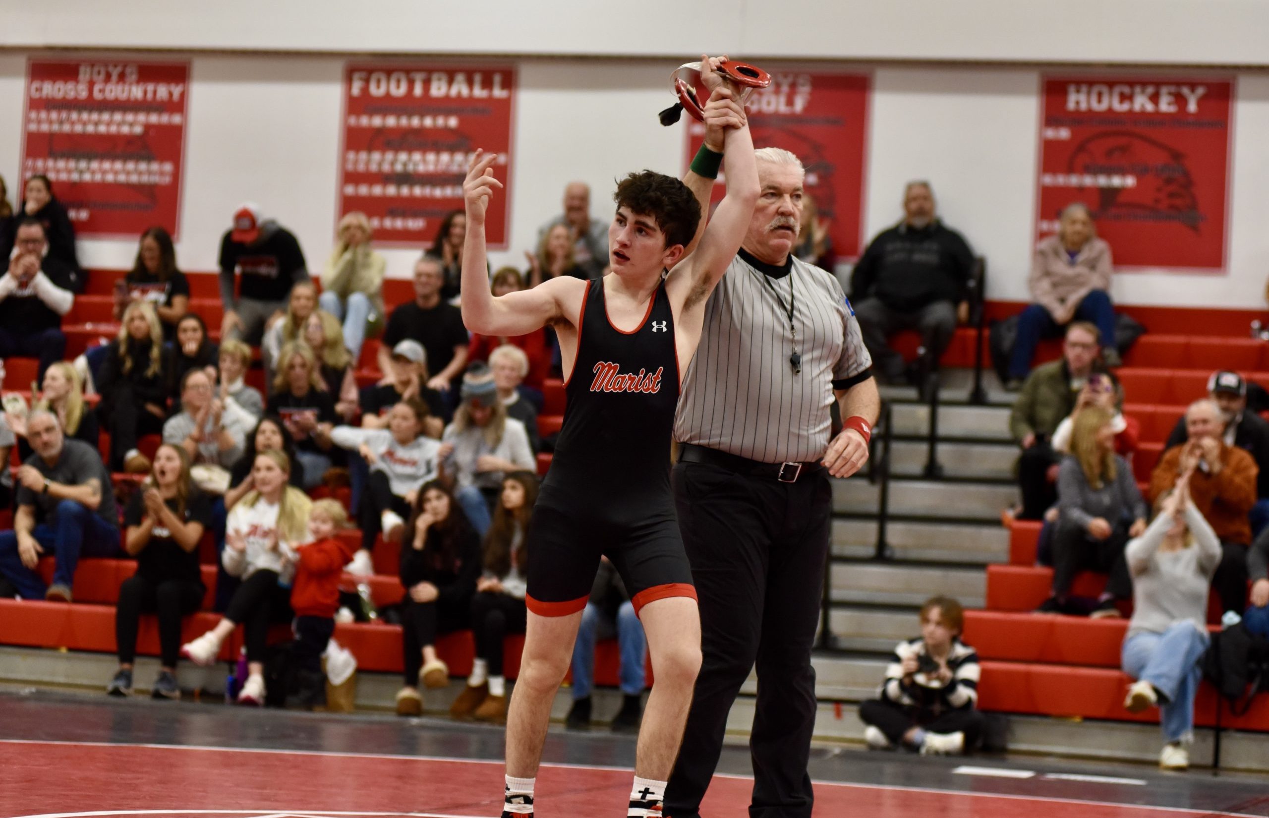 Healthy again, Colin Phelan hits his stride for Marist wrestling