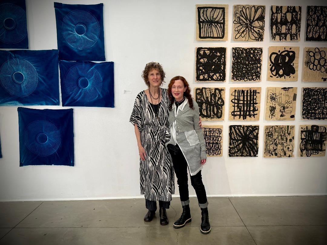 In All Directions at Once brings fabric, cyanotypes and mixed media to Beverly