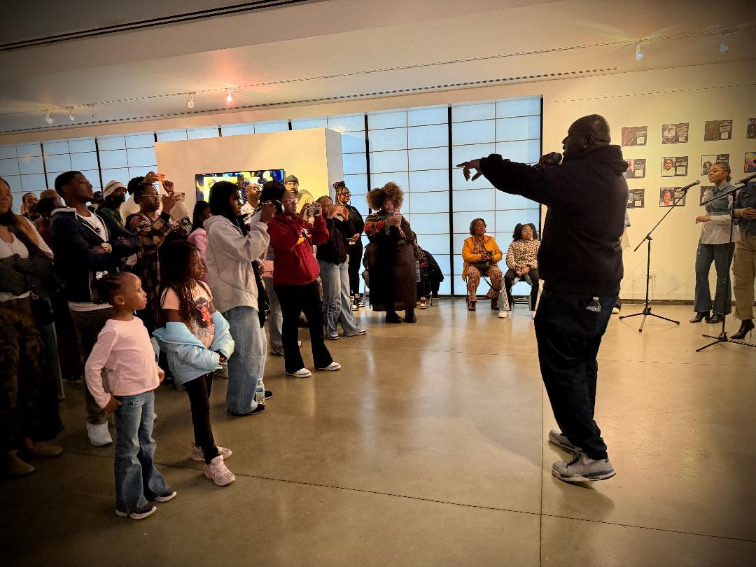 Chicago Artist Brian Sykes draws huge crowd for emotional exhibit debut